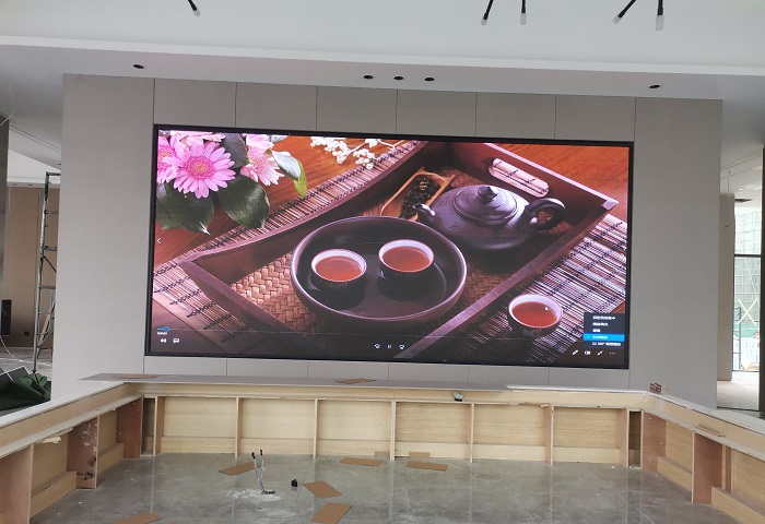 洛陽(yáng)伊川大曌上悅苑,鄭州led顯示屏,室內(nèi)全彩LED顯示屏